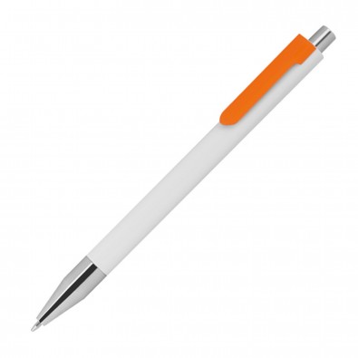 Kunststoffkugelschreiber, orange Kunststoffkugelschreiber, orange