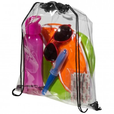 Lancaster Premium Sportbeutel, transparent klar Lancaster Premium Sportbeutel, transparent klar