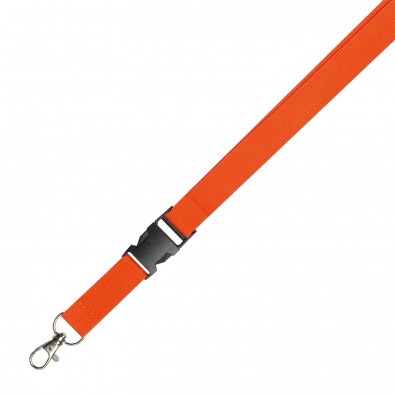 Lanyard, orange, 20 mm Lanyard, orange, 20 mm