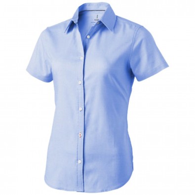 Manitoba Damen Kurzarm Bluse, hellblau, XL Manitoba Damen Kurzarm Bluse, hellblau, XL