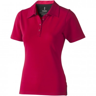 ELEVATE Damen Stretch Poloshirt Markham, rot, XXL ELEVATE Damen Stretch Poloshirt Markham, rot, XXL