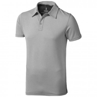 Markham Stretch Poloshirt für Herren, grau meliert, XXL Markham Stretch Poloshirt für Herren, grau meliert, XXL