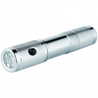 Metmaxx® LED MegaBeam Sicherheitslampe "PocketSecurity" silber Metmaxx® LED MegaBeam Sicherheitslampe "PocketSecurity" silber
