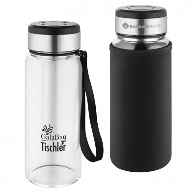 Thermo Wasserflasche mit Sieb Thermo Wasserflasche mit Sieb