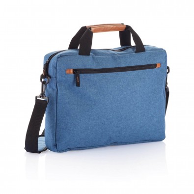 Modische Duo Tone Laptoptasche PVC frei, blau Modische Duo Tone Laptoptasche PVC frei, blau
