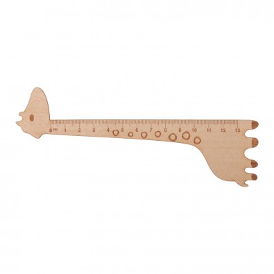 Motiv Lineal aus Holz, Giraffe Motiv Lineal aus Holz, Giraffe