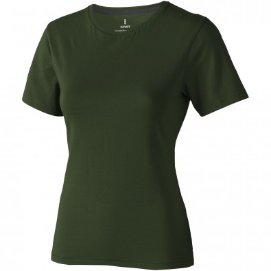 ELEVATE Damen T-Shirt Nanaimo, armeegrün, XL ELEVATE Damen T-Shirt Nanaimo, armeegrün, XL