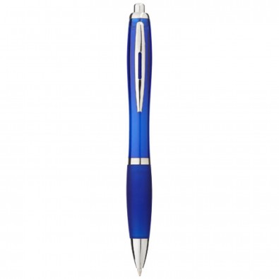 Nash Kugelschreiber mit farbigem Schaft und Griff, blaue Mine, royalblau Nash Kugelschreiber mit farbigem Schaft und Griff, blaue Mine, royalblau