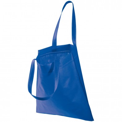Non-Woven Tasche mit langen Henkeln, blau Non-Woven Tasche mit langen Henkeln, blau