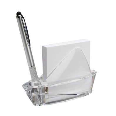 Notizblockhalter mit Notizzetteln REFLECTS-FRESNO, transparent Notizblockhalter mit Notizzetteln REFLECTS-FRESNO, transparent