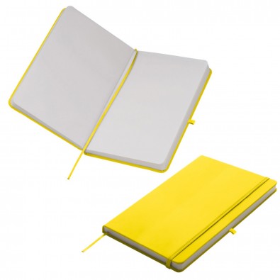 Notizbuch Happy, DIN A5, Gelb Notizbuch Happy, DIN A5, Gelb