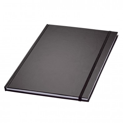 Notizbuch "Harvey" A4, schwarz Notizbuch "Harvey" A4, schwarz