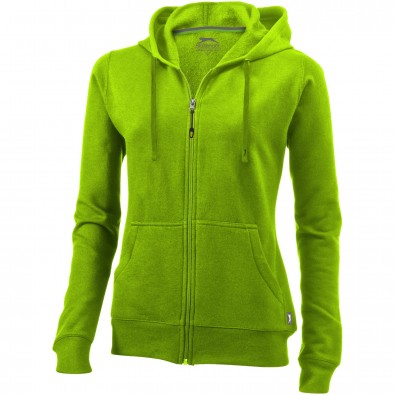 Open Damen Kapuzensweatjacke, apfelgrün, S Open Damen Kapuzensweatjacke, apfelgrün, S