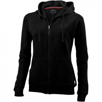 Open Kapuzensweatjacke für Damen, schwarz, S Open Kapuzensweatjacke für Damen, schwarz, S