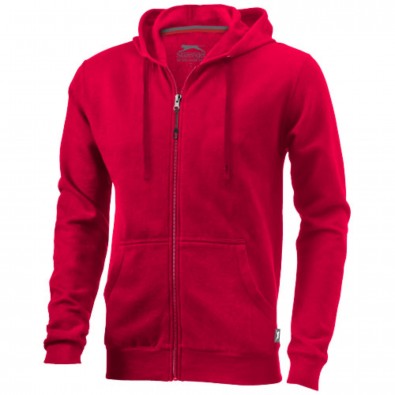 Open Kapuzensweatjacke für Herren, rot, L Open Kapuzensweatjacke für Herren, rot, L