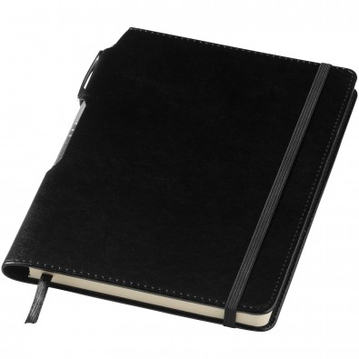 Panama DIN A5 Notizbuch und Stift, schwarz Panama DIN A5 Notizbuch und Stift, schwarz