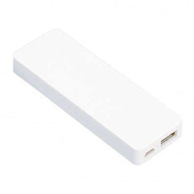 Powerbank REFLECTS-APISON, 2500 mAh, weiß Powerbank REFLECTS-APISON, 2500 mAh, weiß