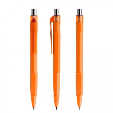 prodir® Kugelschreiber QS30 PMT Push, orange/silber poliert prodir® Kugelschreiber QS30 PMT Push, orange/silber poliert