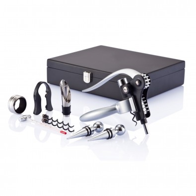 Professionelles Wein Set, schwarz Professionelles Wein Set, schwarz