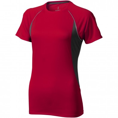 Quebec T-Shirt cool fit für Damen, rot,anthrazit, XXL Quebec T-Shirt cool fit für Damen, rot,anthrazit, XXL