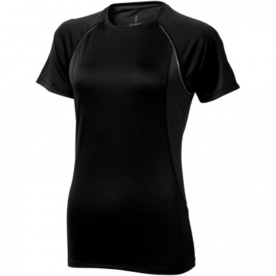 Quebec T-Shirt cool fit für Damen, schwarz,anthrazit, L Quebec T-Shirt cool fit für Damen, schwarz,anthrazit, L