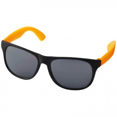 Retro Sonnenbrille, neonorange,schwarz Retro Sonnenbrille, neonorange,schwarz