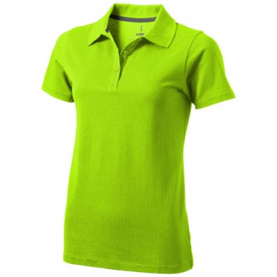 Seller Poloshirt für Damen, apfelgrün, XXL Seller Poloshirt für Damen, apfelgrün, XXL