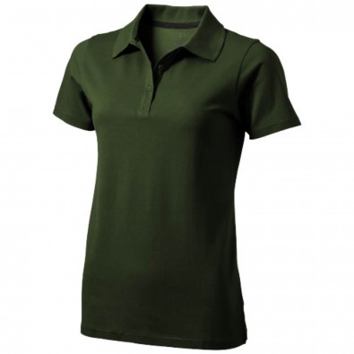 Seller Poloshirt für Damen, armeegrün, L Seller Poloshirt für Damen, armeegrün, L
