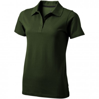 Seller Poloshirt für Damen, armeegrün, L Seller Poloshirt für Damen, armeegrün, L