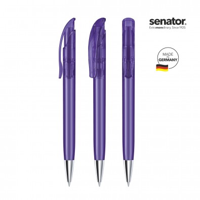 SENATOR Challenger Clear MT Druckkugelschreiber, violett 267 SENATOR Challenger Clear MT Druckkugelschreiber, violett 267