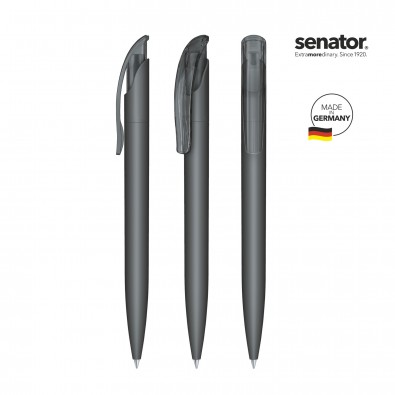 SENATOR Challenger Soft Touch Druckkugelschreiber, grau 445 SENATOR Challenger Soft Touch Druckkugelschreiber, grau 445