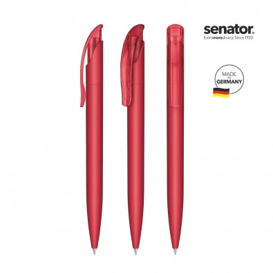 SENATOR Challenger Soft Touch Druckkugelschreiber, rot 201 SENATOR Challenger Soft Touch Druckkugelschreiber, rot 201