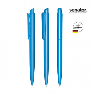 SENATOR Dart Polished Druckkugelschreiber, blau Hex. Cyan SENATOR Dart Polished Druckkugelschreiber, blau Hex. Cyan