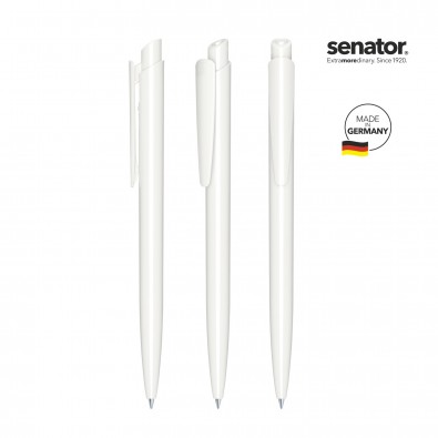 SENATOR Dart Polished Druckkugelschreiber, weiß SENATOR Dart Polished Druckkugelschreiber, weiß