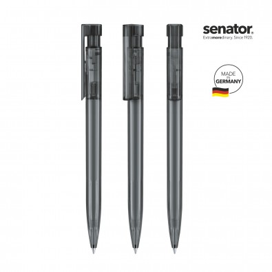 SENATOR Liberty Clear Druckkugelschreiber, grau 445 SENATOR Liberty Clear Druckkugelschreiber, grau 445
