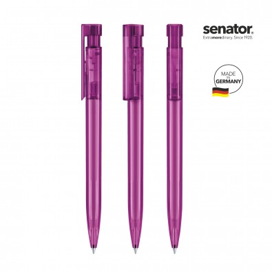 SENATOR Liberty Clear Druckkugelschreiber, violett 255 SENATOR Liberty Clear Druckkugelschreiber, violett 255