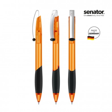 SENATOR Matrix Clear Druckkugelschreiber, orange 151 SENATOR Matrix Clear Druckkugelschreiber, orange 151