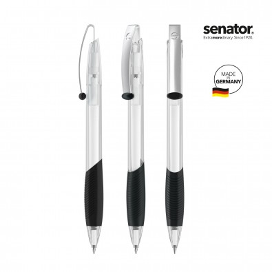 SENATOR Matrix Clear Druckkugelschreiber, weiß SENATOR Matrix Clear Druckkugelschreiber, weiß