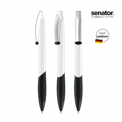 SENATOR Matrix Polished Druckkugelschreiber, weiß SENATOR Matrix Polished Druckkugelschreiber, weiß
