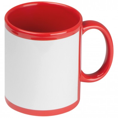 Sublimationstasse, 300 ml, rot Sublimationstasse, 300 ml, rot