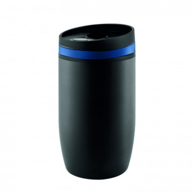 Thermobecher Cup to go, Schwarz/Blau Thermobecher Cup to go, Schwarz/Blau
