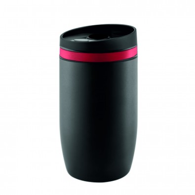 Thermobecher Cup to go, Schwarz/Rot Thermobecher Cup to go, Schwarz/Rot