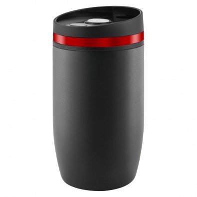 Thermobecher Cup to go, Schwarz/Rot Thermobecher Cup to go, Schwarz/Rot