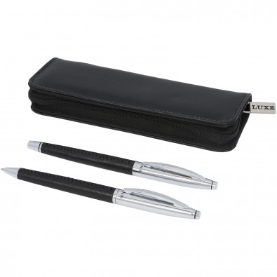 Tombeau Kugelschreiber Geschenkset, schwarz,silber Tombeau Kugelschreiber Geschenkset, schwarz,silber