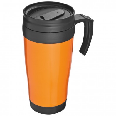 Trinkbecher aus Kunststoff, 400 ml, orange Trinkbecher aus Kunststoff, 400 ml, orange