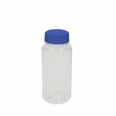 Trinkflasche "Refresh" klar-transparent 0,4 l, transparent/blau Trinkflasche "Refresh" klar-transparent 0,4 l, transparent/blau
