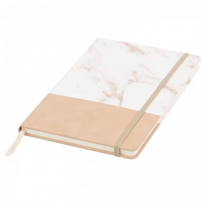 Two Tone DIN A5 Marmor Notizbuch, braun Two Tone DIN A5 Marmor Notizbuch, braun