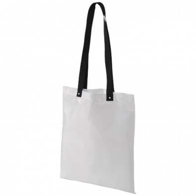Uto Polyester Tragetasche, weiss,schwarz Uto Polyester Tragetasche, weiss,schwarz