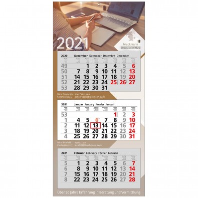 3-Monats-Wandkalender Modern 2020, 3 Monate 3-Monats-Wandkalender Modern 2020, 3 Monate
