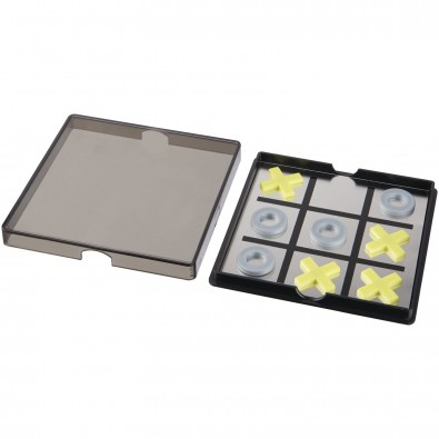 Winnit magnetisches Tic Tac Toe Spiel, schwarz,transparent Winnit magnetisches Tic Tac Toe Spiel, schwarz,transparent